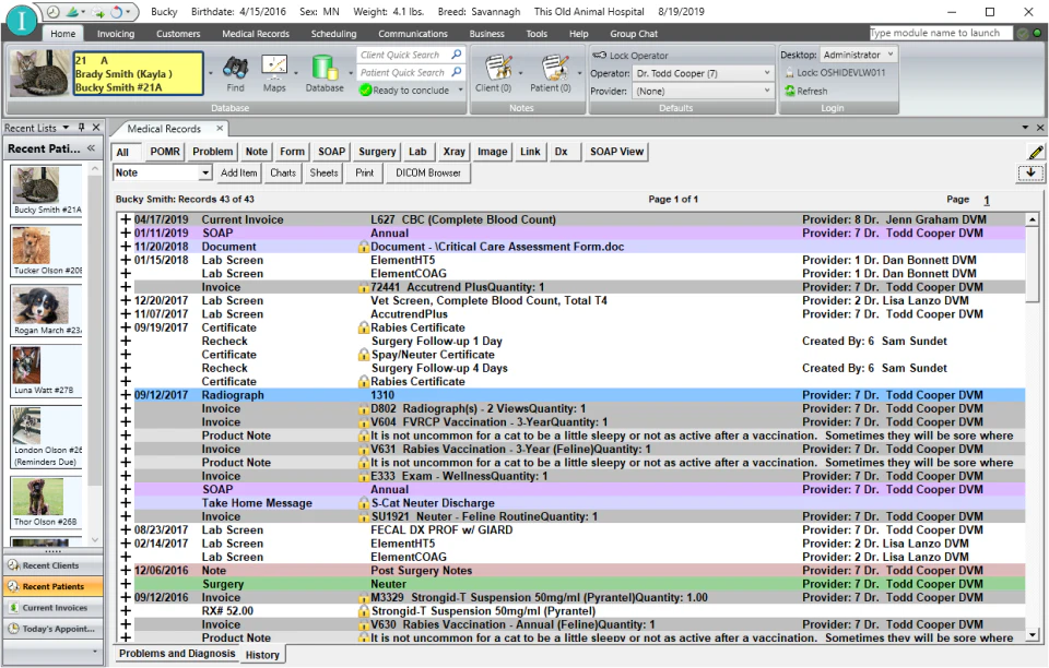 screenshot of Covetrus Impromed